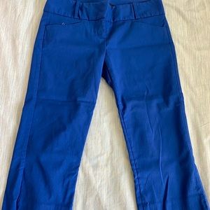 Stretch Blue Dress Pants